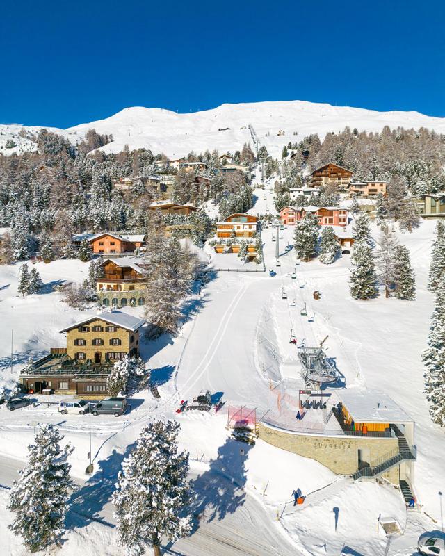 Suvretta House. Ski lift