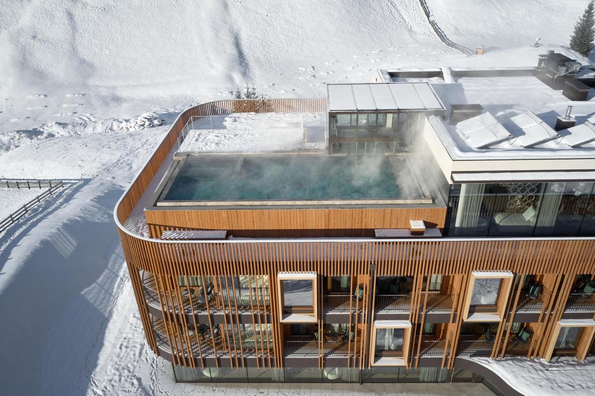 Badia Hill hot pool airview