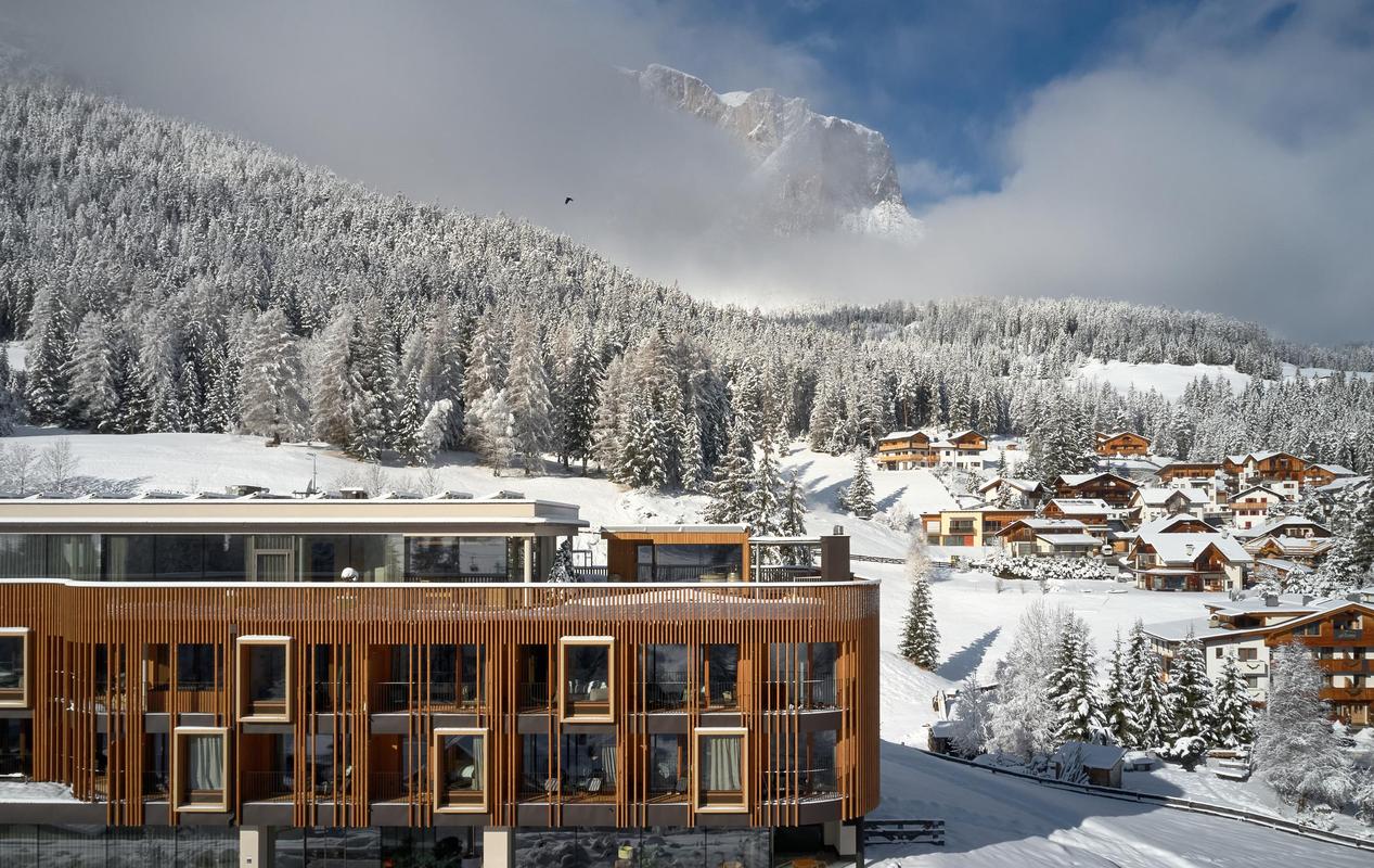 Badia Hill exterior winter