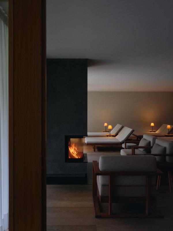 Schwarzschmied_2025. Spa with fireplace