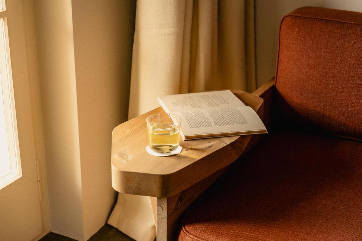 Grand Hotel Belvedere Room details with glass