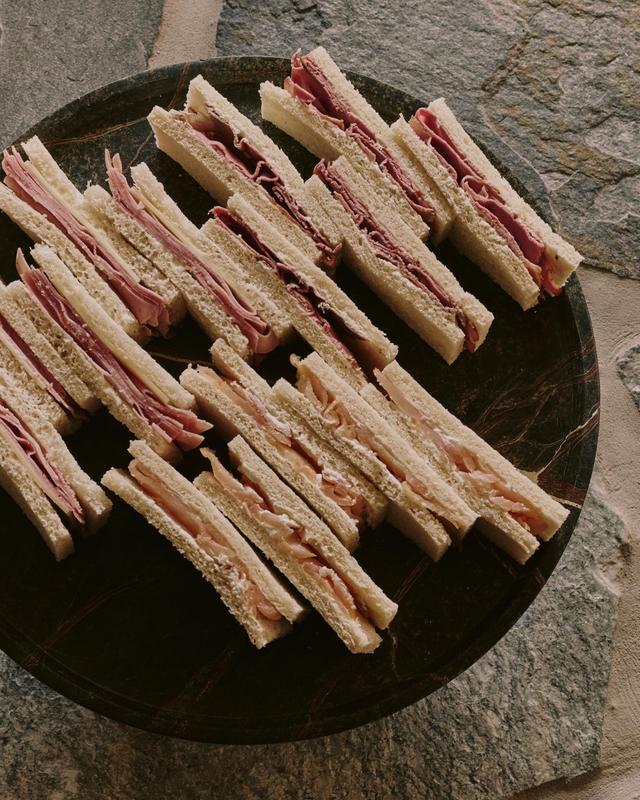 The Brecon sandwiches