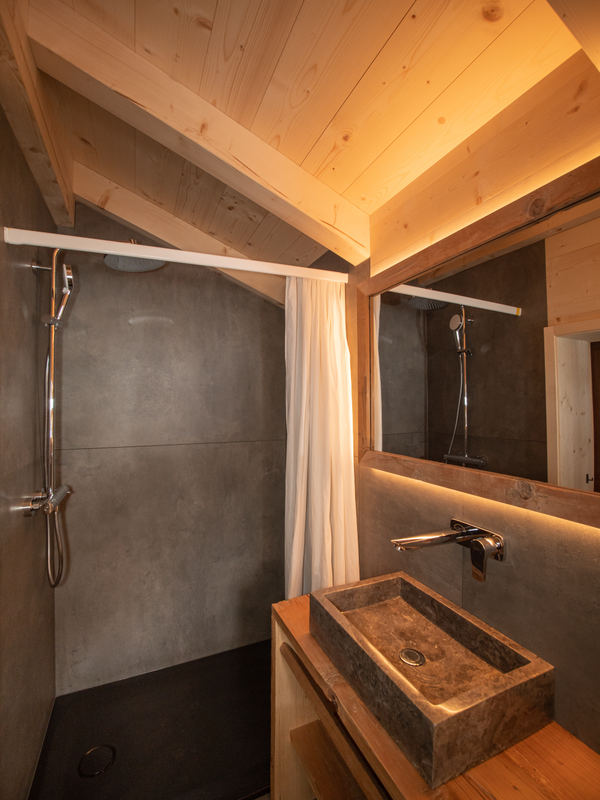 Le Chalet Glacier Shower room
