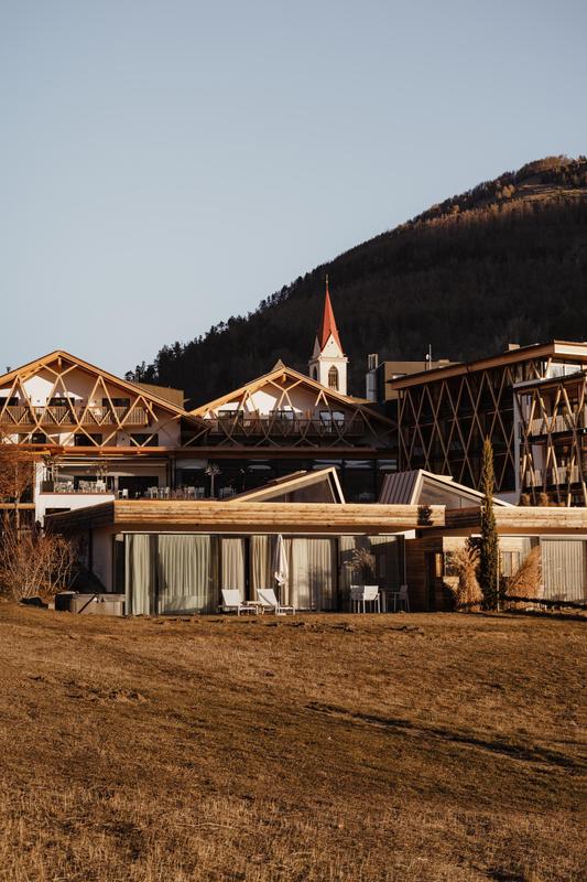Garberhof facade in the fall 2025