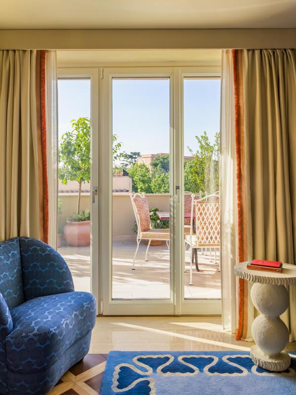 Casa Monti room with terrace views