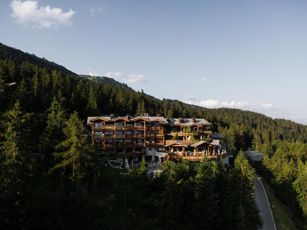 Le Crans airview