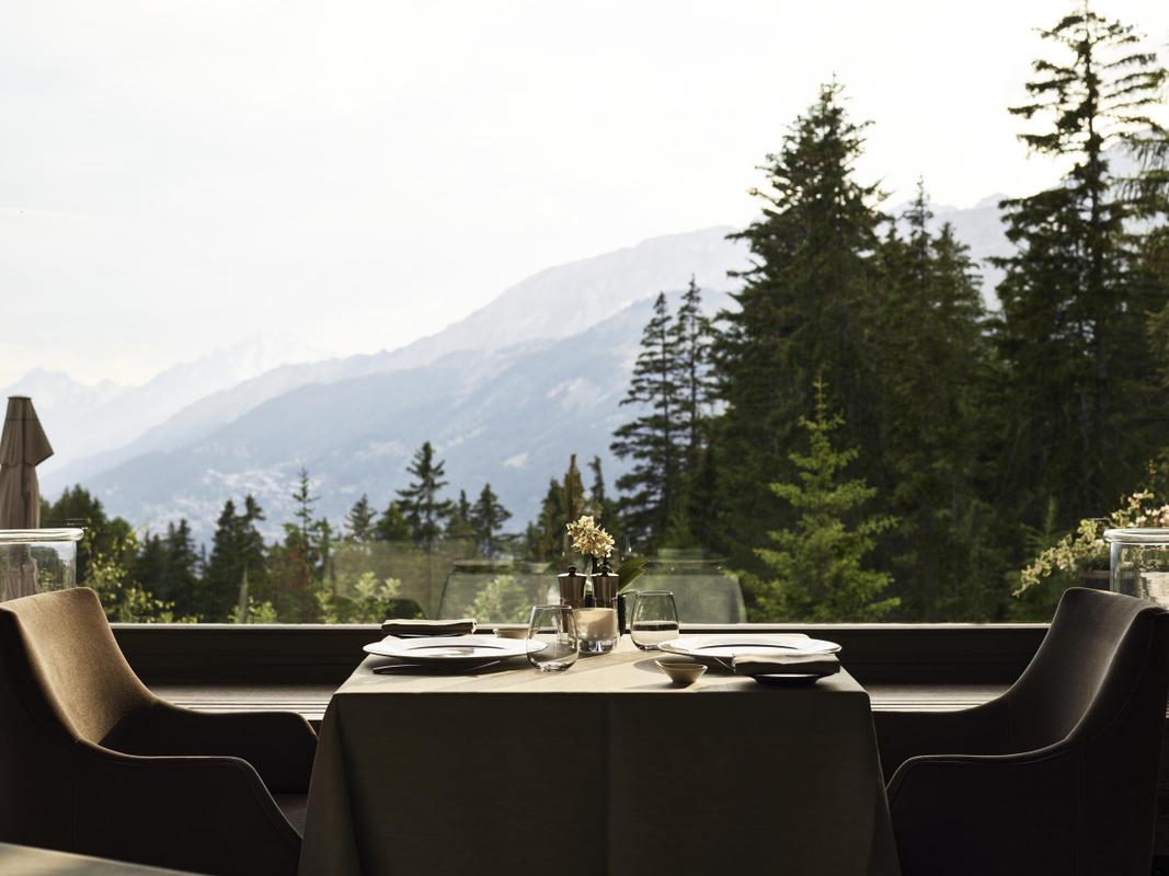 Le Crans view
