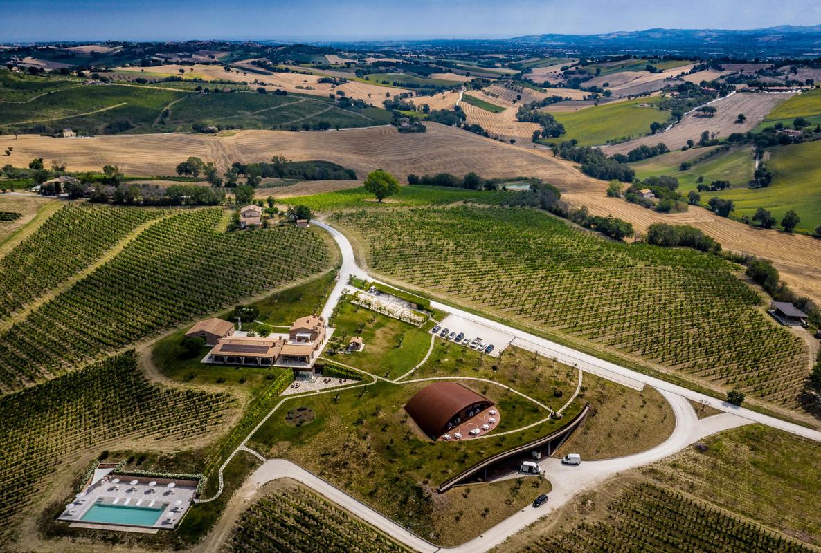 Filodivino_From Above with Winery and Pool