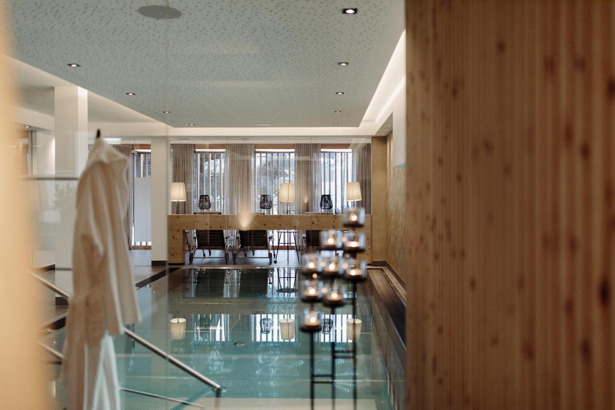 Post Maria Alm_spa with pool and lounger