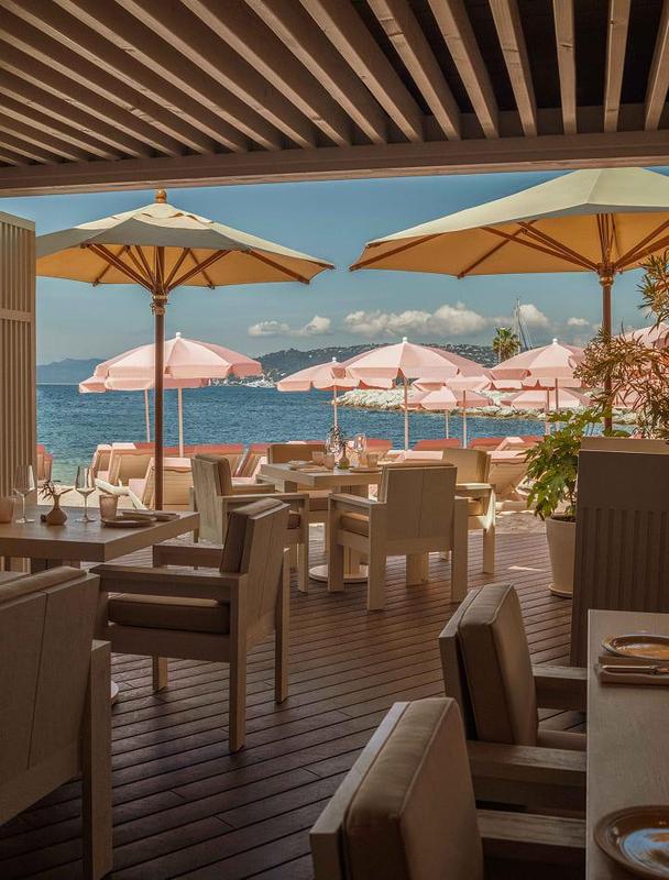 Cap d'Antibes Beach Hotel Beach restaurant