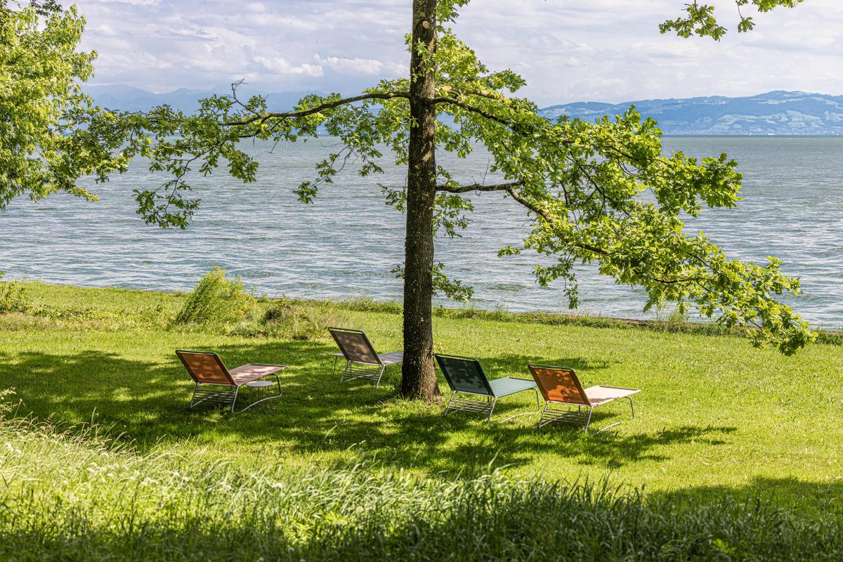Seegut Zeppelin sunbeds lake view