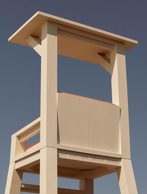 Cap d'Antibes Beach Hotel high chair from back