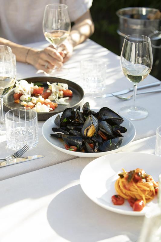 Magdalener Hof pasta with shellfish
