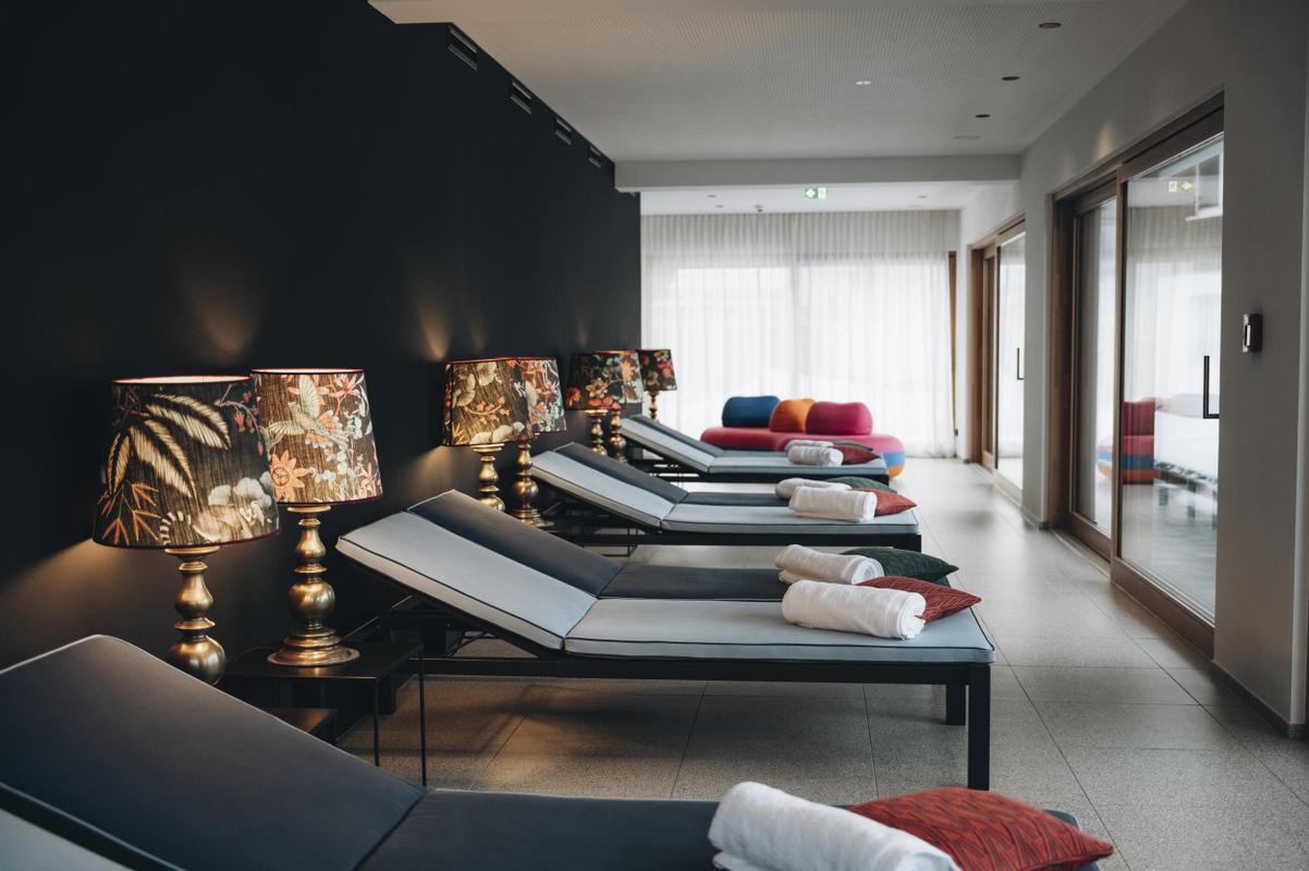 Knappaboda spa lounging area 2025