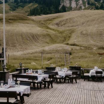 Goldener Berg outdoor restaurant