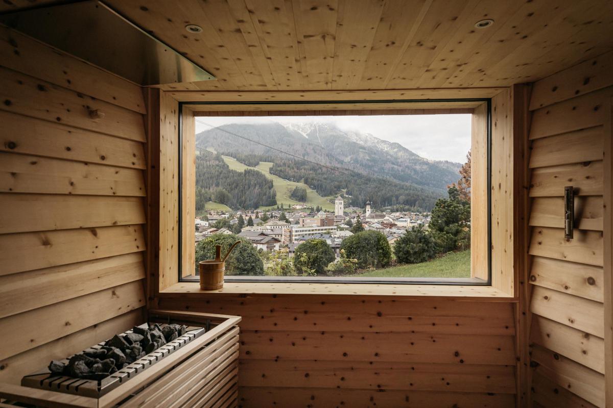 Naturhotel Leitlhof sauna resort view