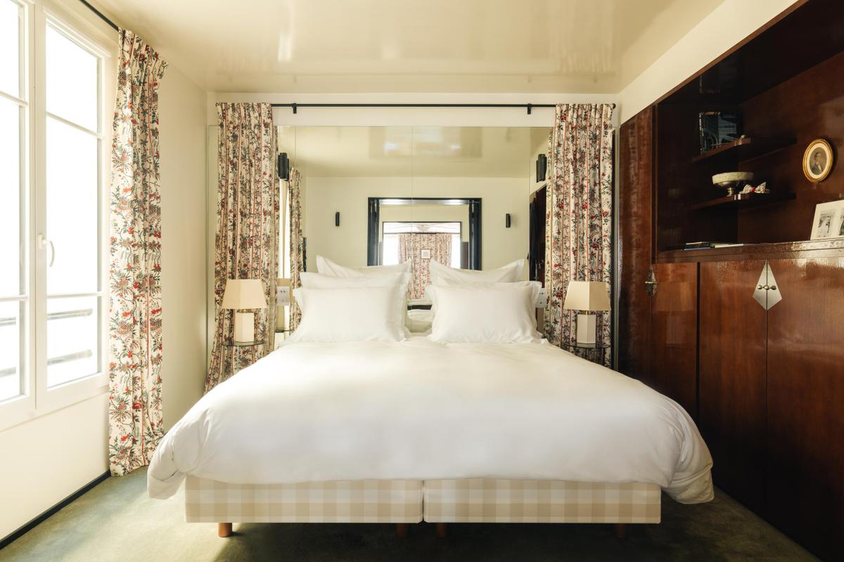 Cinabre Suites_Green room. Bedding