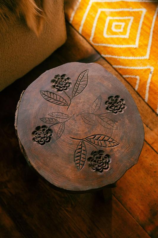 Nils Grubba_Le Chalet Saanen_side table detail