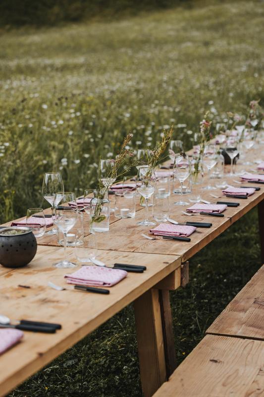 Rote Wand dining in nature
