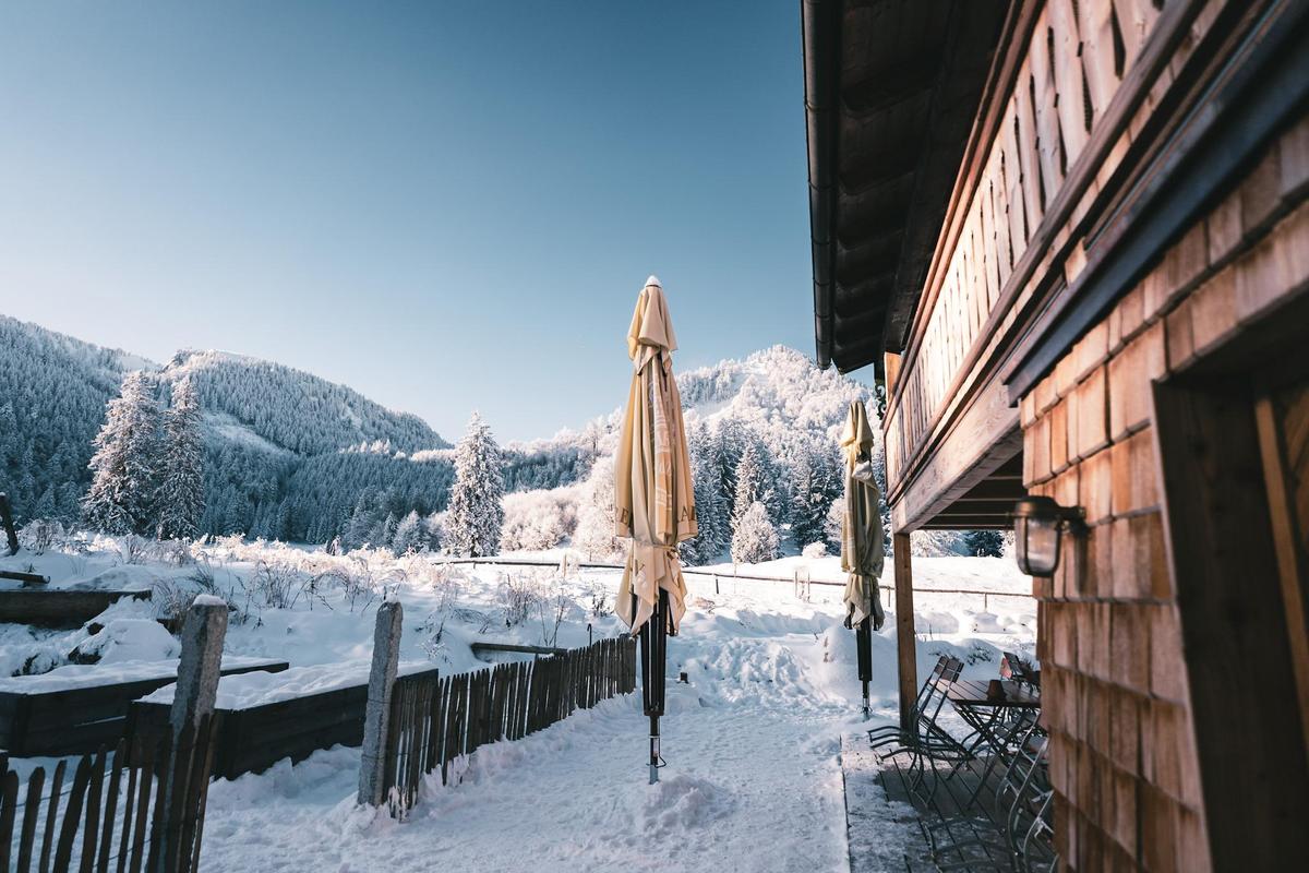Stubn terrace in winter