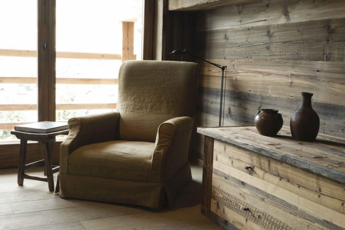 Zannier Le Chalet suite furniture
