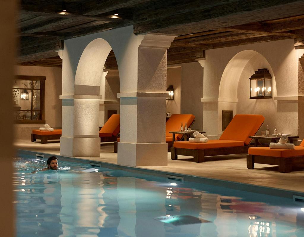 Airelles Val d'Isère spa with pool